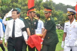 Chủ tịch nước dự lễ truy điệu, an táng hài cốt liệt sỹ tại Nhơn Trạch