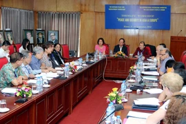 Các tổ chức Á, Âu thảo luận tại Hà Nội về hòa bình và an ninh