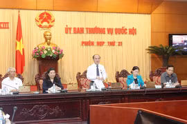 Khai mạc phiên họp thứ 31, Ủy ban Thường vụ Quốc hội khóa XIII