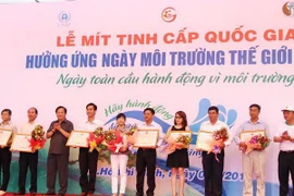 Míttinh quốc gia hưởng ứng Ngày Môi trường Thế giới 5/6 