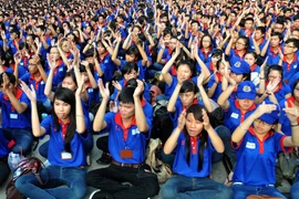 Xuất quân chương trình Tiếp sức mùa thi năm 2014 ở Hà Nội