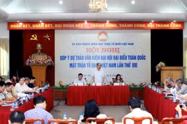 Lấy ý kiến nhân sỹ, trí thức về dự thảo văn kiện Đại hội MTTQ