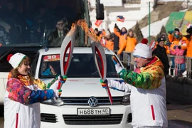 Ngọn đuốc Olympic Sochi 2014 có hành trình rước kỷ lục