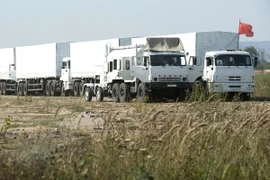 Bộ Quốc phòng Nga bác tin đưa xe quân sự vào Ukraine