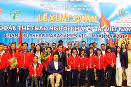 Đoàn Việt Nam sẵn sàng tham gia thi đấu tại Para Games 7