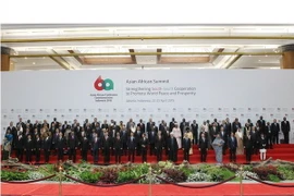 Chủ tịch nước hội kiến các nhà lãnh đạo dự Hội nghị Cấp cao Á- Phi