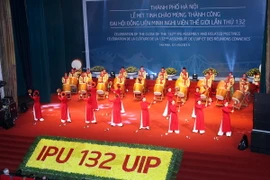 Míttinh chào mừng thành công Đại hội đồng IPU-132 tại Hà Nội