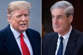 Tổng thống Donald Trump và Công tố viên đặc biệt Robert Mueller. (Nguồn: EPA)