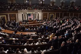 Toàn cảnh một phiên họp của Quốc hội Mỹ tại Washington DC., ngày 5/2/2019. (Ảnh: THX/TTXVN)
