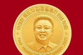 Triều Tiên phát hành tiền xu kỷ niệm sinh nhật cố lãnh tụ Kim Jong-il