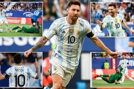 Lionel Messi lập kỳ tích ghi 5 bàn trong màu áo tuyển Argentina