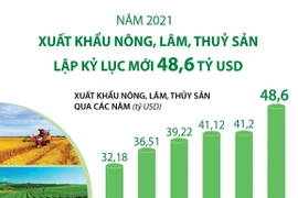 [Infographics] Xuất khẩu nông, lâm, thủy sản lập kỷ lục mới