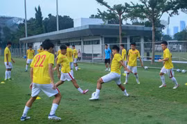 U19 Việt Nam luyện tập chuẩn bị cho trận gặp Malaysia ở bán kết