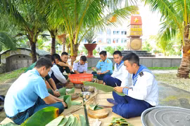 [Photo] Mùa Xuân về trên đảo Phan Vinh huyện đảo Trường Sa