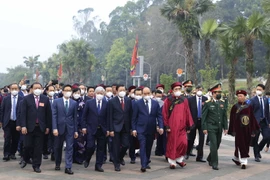 [Photo] Long trọng tổ chức Lễ dâng hương tưởng niệm các Vua Hùng