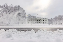 Bão tuyết đã phủ trắng nhiều khu vực ở miền Nam nước Mỹ