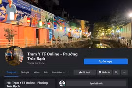 Dịch COVID-19: Hà Nội triển khai mô hình 'Trạm y tế online' đầu tiên