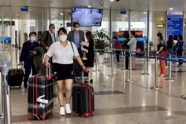 Cảng Nội Bài đón chuyến bay quốc tế đầu tiên trong ngày mở cửa du lịch
