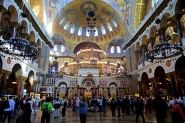 [Photo] Kiến trúc độc đáo của Nhà thờ Hải quân tại Nga