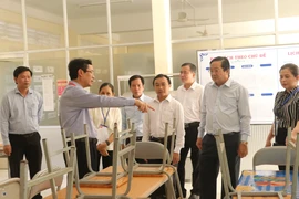 Kiểm tra công tác chuẩn bị Kỳ thi tốt nghiệp THPT năm 2022 tại Long An