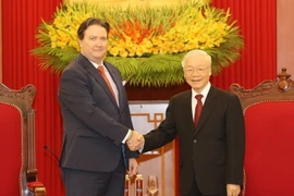 Tổng Bí thư Nguyễn Phú Trọng tiếp Đại sứ Hoa Kỳ đến chào xã giao