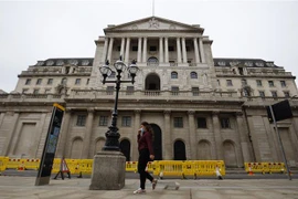 Trụ sở Ngân hàng Trung ương Anh ở thủ đô London. (Ảnh: AFP/TTXVN)