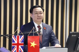 Chủ tịch Quốc hội Vương Đình Huệ phát biểu. (Ảnh: Doãn Tấn/TTXVN)