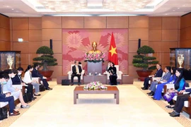 Quang cảnh buổi làm việc. (Ảnh: Phạm Kiên/TTXVN)