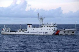 Tàu hải giám Trung Quốc hoạt động gần khu vực tranh chấp trên biển Hoa Đông. (Nguồn: AFP/TTXVN)