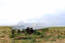 Binh sỹ Triều Tiên trong một cuộc diễn tập. (Nguồn: AFP/TTXVN)