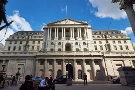 Quang cảnh bên ngoài trụ sở BoE ở thủ đô London ngày 14/7. (Nguồn: AFP/TTXVN)