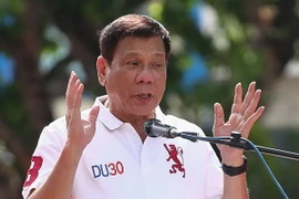 Tổng thống Philippines Rodrigo Duterte. (Nguồn: AFP/TTXVN)