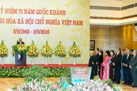 Thủ tướng Nguyễn Xuân Phúc phát biểu. (Ảnh: Thống Nhất/TTXVN)