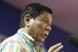 Tổng thống Philippines Rodrigo Duterte. (Nguồn: EPA/TTXVN)