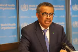 Tổng Giám đốc WHO Tedros Adhanom Ghebreyesus. (Ảnh: THX/TTXVN)