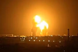 Một căn cứ quân sự của Mỹ tại Iraq trúng rocket phóng từ Iran. (Ảnh: IRNA/TTXVN)