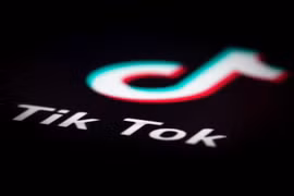 Biểu tượng TikTok. (Ảnh: AFP/TTXVN)