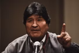 Cựu Tổng thống Bolivia Evo Morales. (Ảnh: AFP/TTXVN)