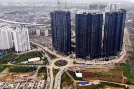 Chung cư Sunshine City, chủ đầu tư Tập đoàn Sunshine tại khu đô thị Ciputra-Nam Thăng Long của Hà Nội. (Ảnh: Danh Lam/TTXVN)