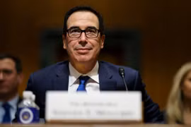 Bộ trưởng Tài chính Mỹ Steven Mnuchin. (Ảnh: THX/TTXVN)