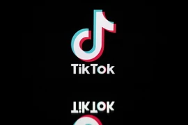 Biểu tượng của TikTok. (Ảnh: AFP/TTXVN)