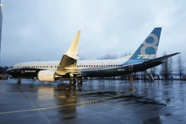 Máy bay 737 MAX của Boeing tại nhà máy ở Renton, Washington của Mỹ. (Ảnh: AFP/TTXVN)