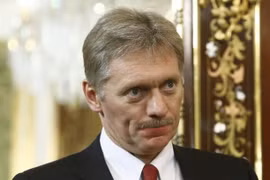 Người phát ngôn Điện Kremlin Dmitry Peskov tại cuộc họp ở Moskva của Nga. (Ảnh: AFP/TTXVN)
