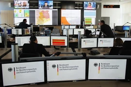 Trung tâm báo cáo và tình hình chung ở Bonn-Lengsdorf. (Nguồn: stripes)