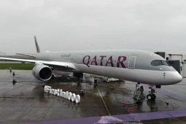 Máy bay của hãng hàng không Qatar Airways. (Ảnh: AFP/TTXVN)