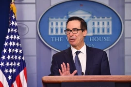 Bộ trưởng Tài chính Mỹ Steven Mnuchin. (Ảnh: AFP/TTXVN)