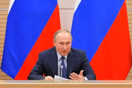 Tổng thống Nga Vladimir Putin. (Ảnh: AFP/TTXVN)