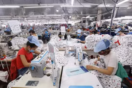 Các dây chuyền dệt may của Công ty Cổ phần dệt may Phú Hòa An tại KCN Phú Bài, tỉnh Thừa Thiên-Huế. (Ảnh: Anh Tuấn/TTXVN)