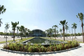 Quang cảnh Trung tâm báo chí Quốc tế tại Đà Nẵng phục vụ APEC 2017. (Ảnh: Trần Lê Lâm/TTXVN)