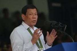 Tổng thống Philippines Rodrigo Duterte. (Nguồn: AFP/TTXVN)